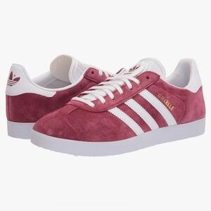 adidas Gazelle Women's Sneakers in Maroon and White